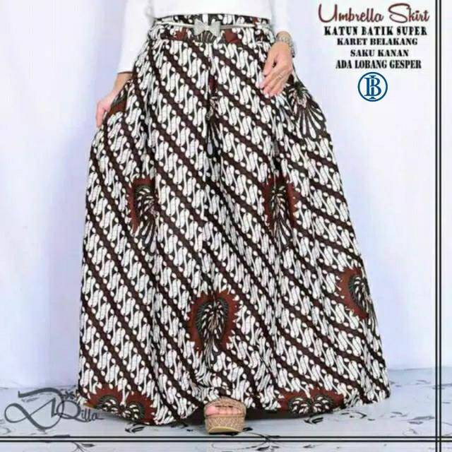 Rok Adhikara Batik Solo Fashion Wanita Rok Batik Modern Bawahan Batik Ori By SVJ