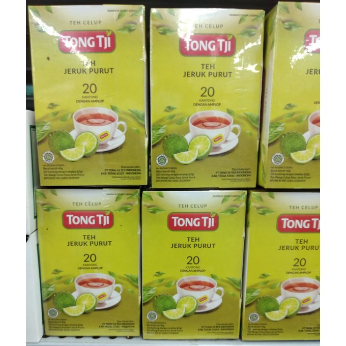 

TEH TONG TJI JERUK PURUT 20pcs dengan amplop teh celup kaffir lime tea