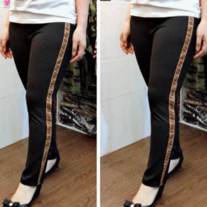 CELANA Scuba Pents premium/gold celana panjang wanita list ff/luna