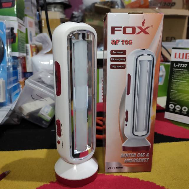 fox 705 senter cas emergency led torch handlight