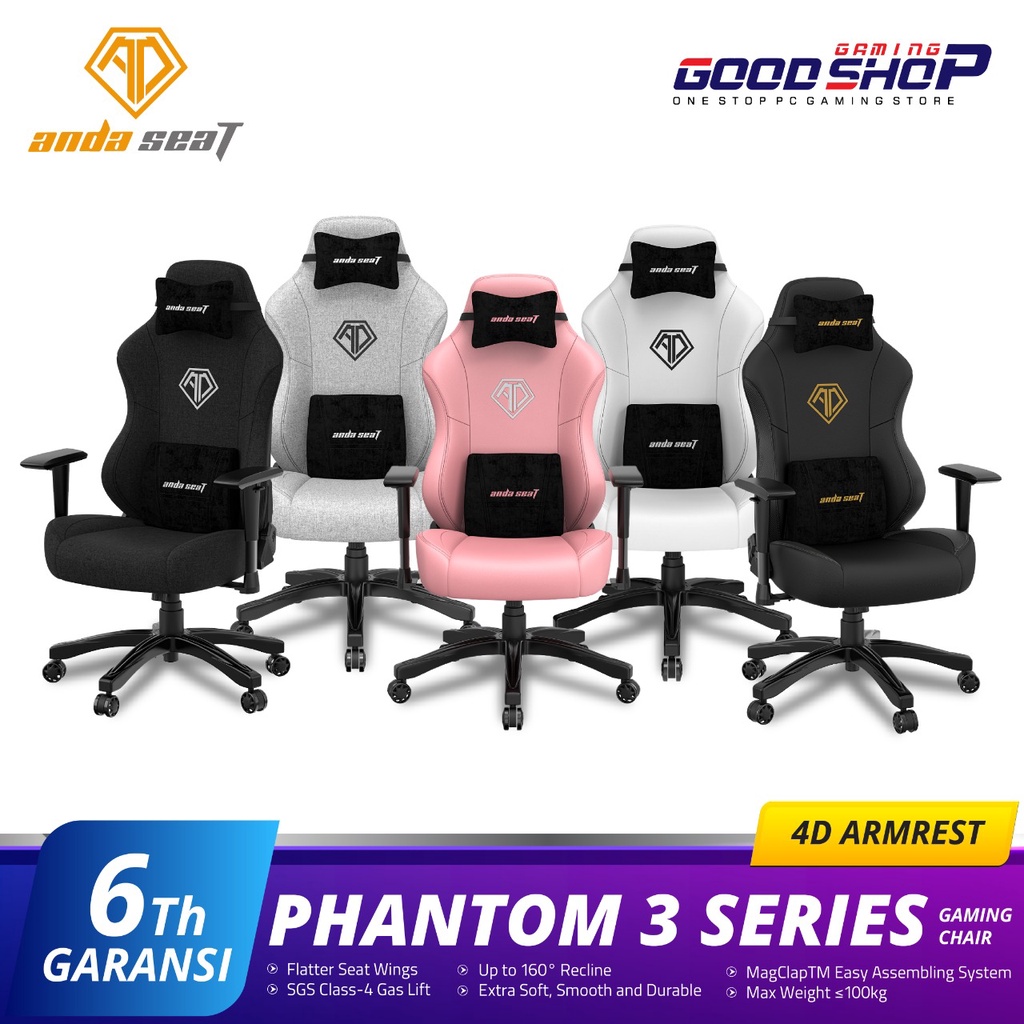 Andaseat Phantom 3 Series Premium - Office / Gaming Chair