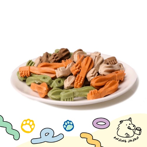 [PROMO] Snack/Cemilan Anjing/ Dog Treats 100gr | Toothbrush Dental Snack | Pembersih Gigi Termurah Alternatif Prama &amp; Jerhigh Dog Snack