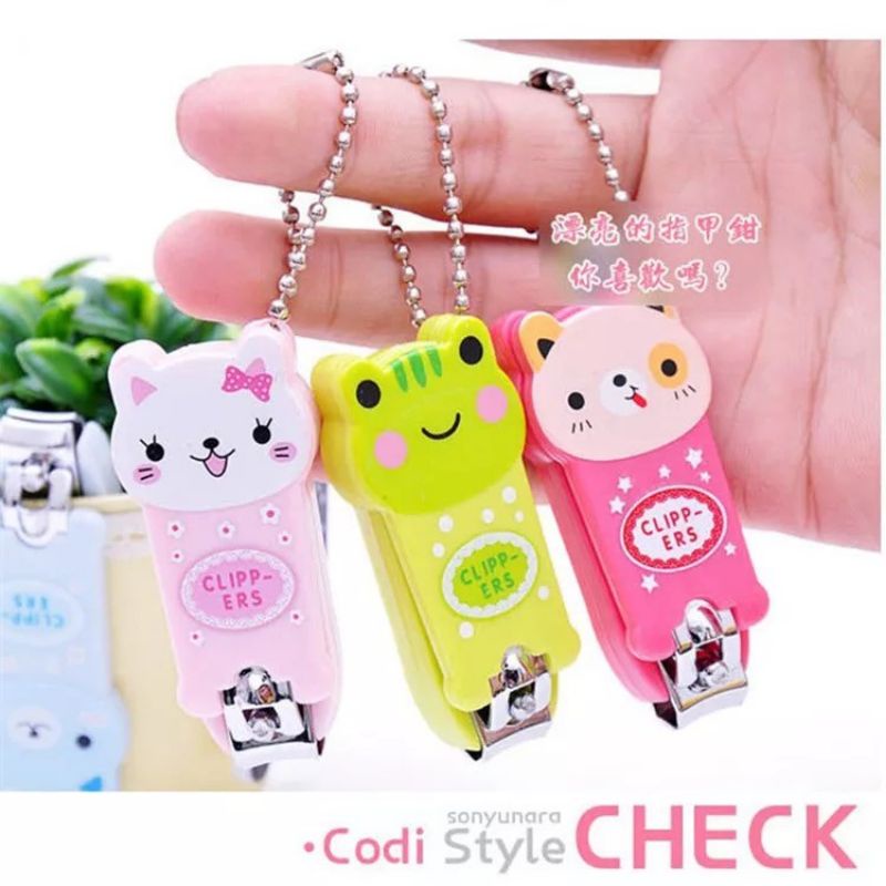 Gunting Kuku Karakter Mini / Cute Nail Clippers / Hadiah / Souvenir