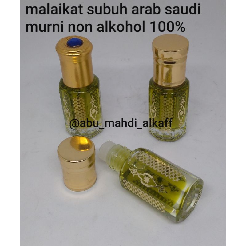 MALAIKAT SUBUH SAUDI ORIGINAL KUALITAS TERBAIK KEMASAN TOLA 3ML &amp; 6ML