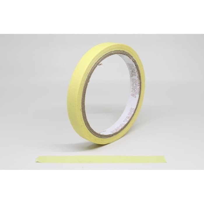 

Lakban Kertas Masking Tape 12mm x 15 Meter Anco Tape Isolasi Kertas