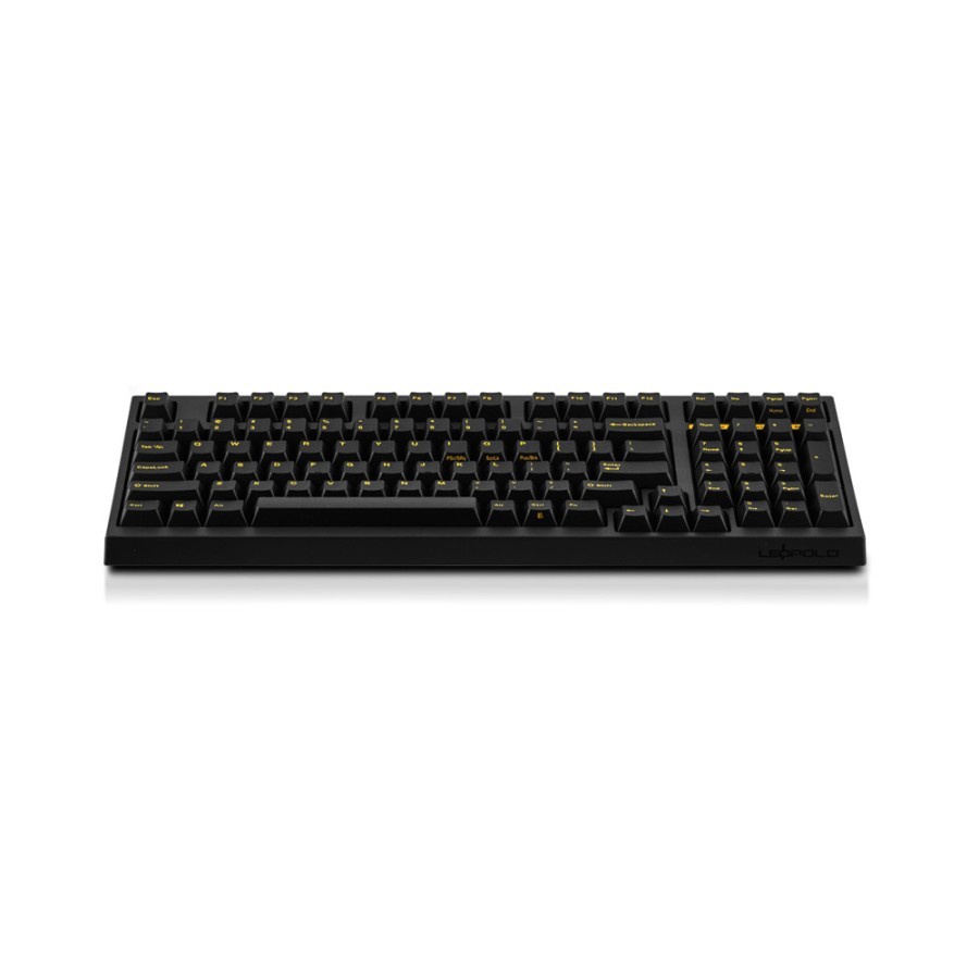 Leopold FC980M Dark YellowPD Double Shot PBT Mechanical Keyboard