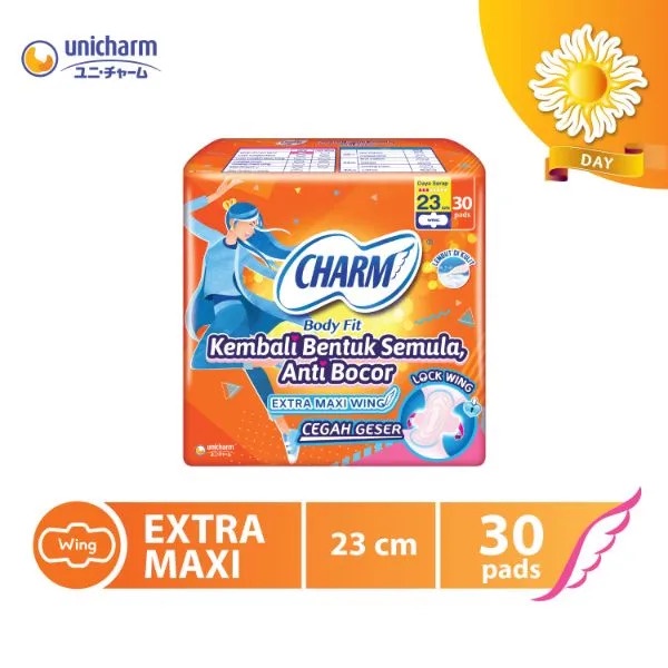 CHARM EXTRA MAXI WING 23cm 7/10/20/30 PADS
