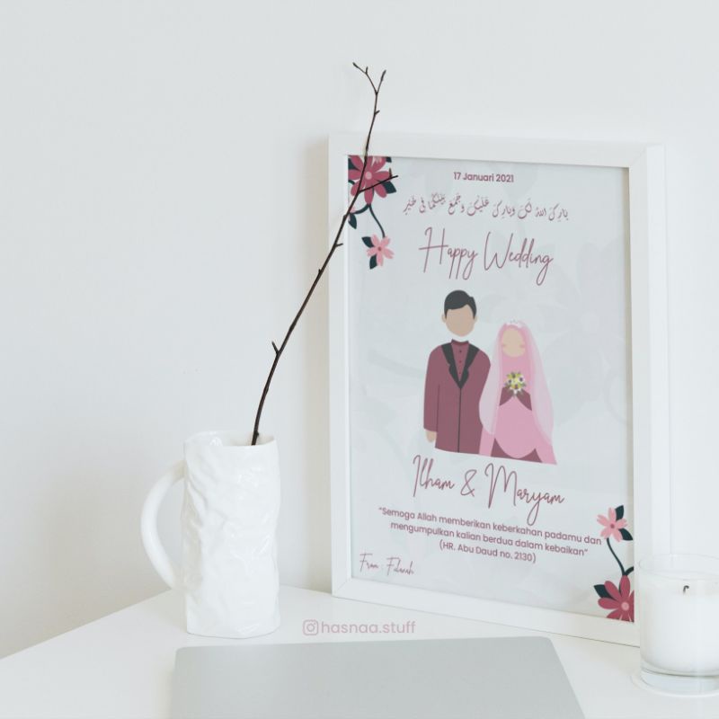 

Wedding Gift Box | Hadiah Pernikahan | Hampers / Hiasan Dinding
