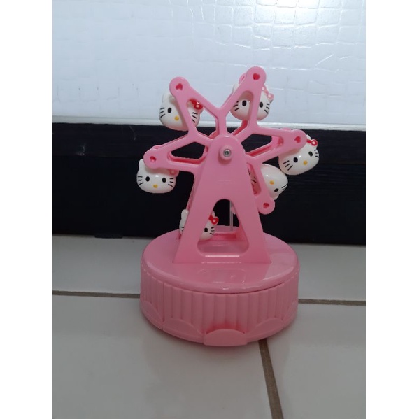 PAJANGAN MEJA DEKORASI UNIK KOTAK MUSIK TEMPAT AKSESORIS MINI BIANGLALA HELLOKITTY 203