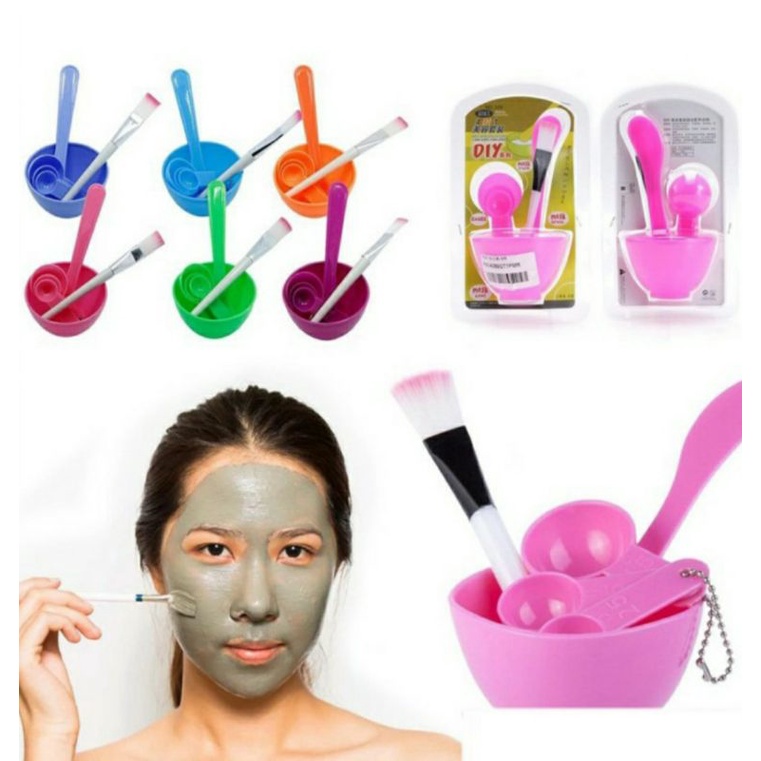 Mangkok Masker Set / Mask Bowl / Peralatan Masker Alat Masker kecantikan