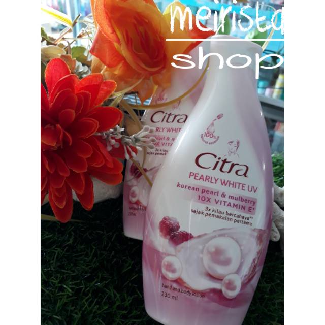 CITRA PEARLY White UV korean (PINK)230 ml/HBL CITRA/CITRA/BODY LOTION