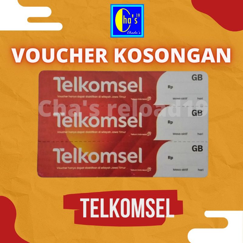 BAHAN VOUCHER KOSONGAN TELKOMSEL JATIM exp mei 2023