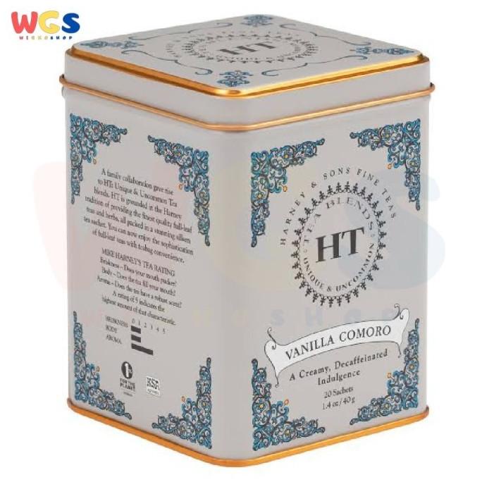 

[COD] Harney & Sons Teas Vanilla Comoro Decaffeinated 20 Sachets 40gr [COD]