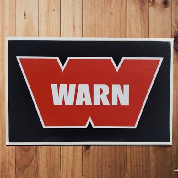 

Stiker Warn Black Colour