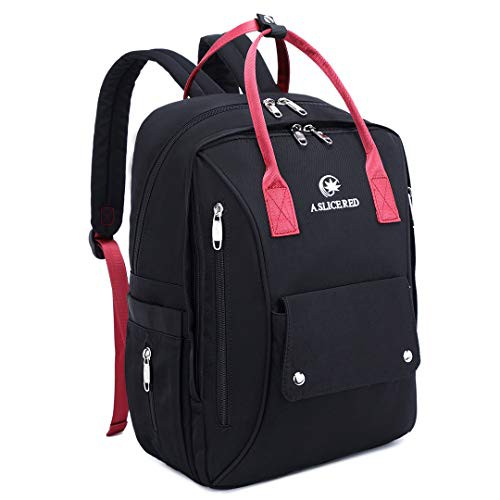 red diaper bag