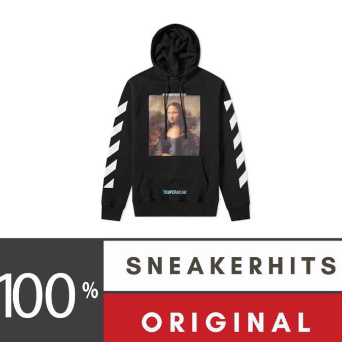 Off White Diag Monalisa Hoodie Black Original .Deevagrosir.Olshop