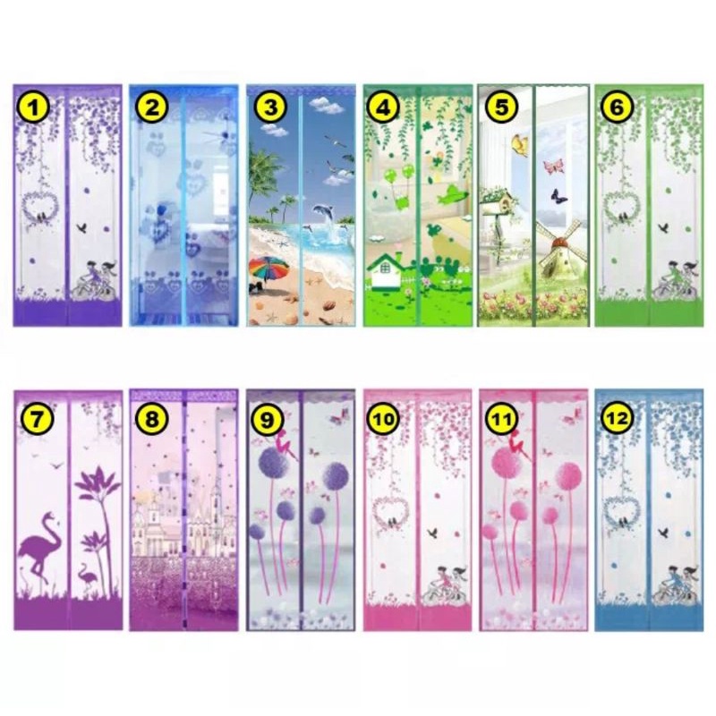 tirai magnet anti nyamuk-hordeng pintu anti nyamuk