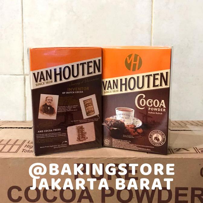

Van Houten Cocoa Powder - Coklat Bubuk 45 gr TERLARIS TERPERCAYA ORIGINAL