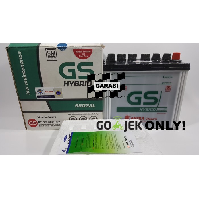 Jual Aki Mobil Honda Accord Series/ Cielo SV 4AT GS Astra 55D23L Aki