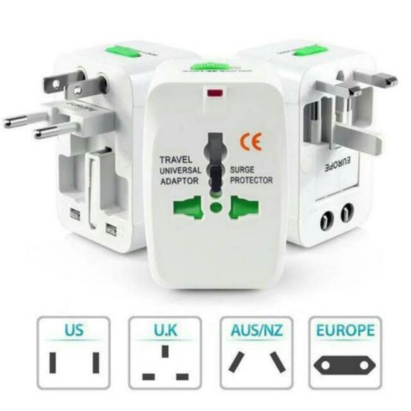 Adaptor Internasional - Universal Adapter Charger Traveller Travelling