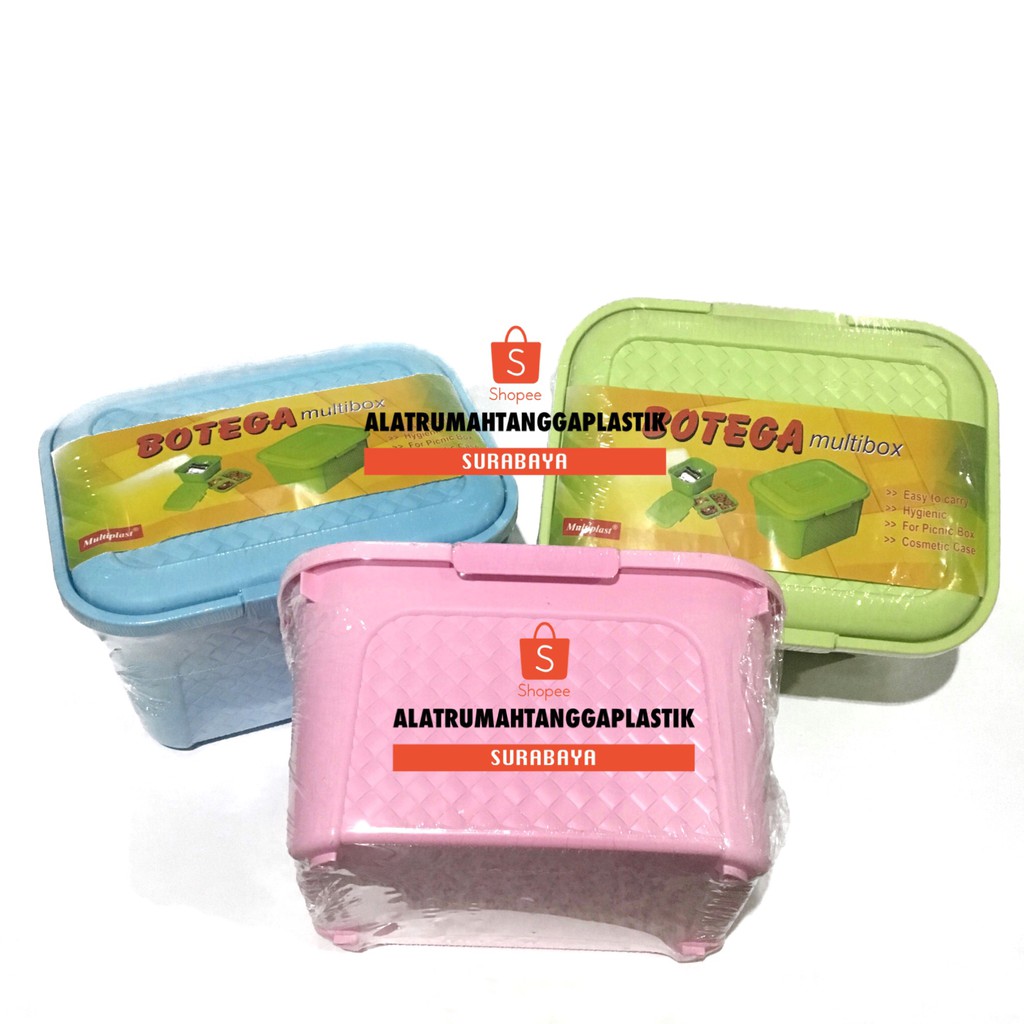 1pc Multi Box Botega / Keranjang Plastik Serbaguna / Keranjang Piknik Multiplast / Keranjang Sembako
