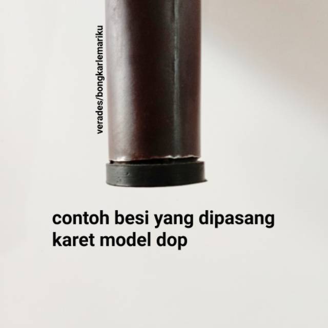 Karet Dop 1 1/2&quot; 35mm Tutup Pipa Besi Bulat Kaki Kursi Meja