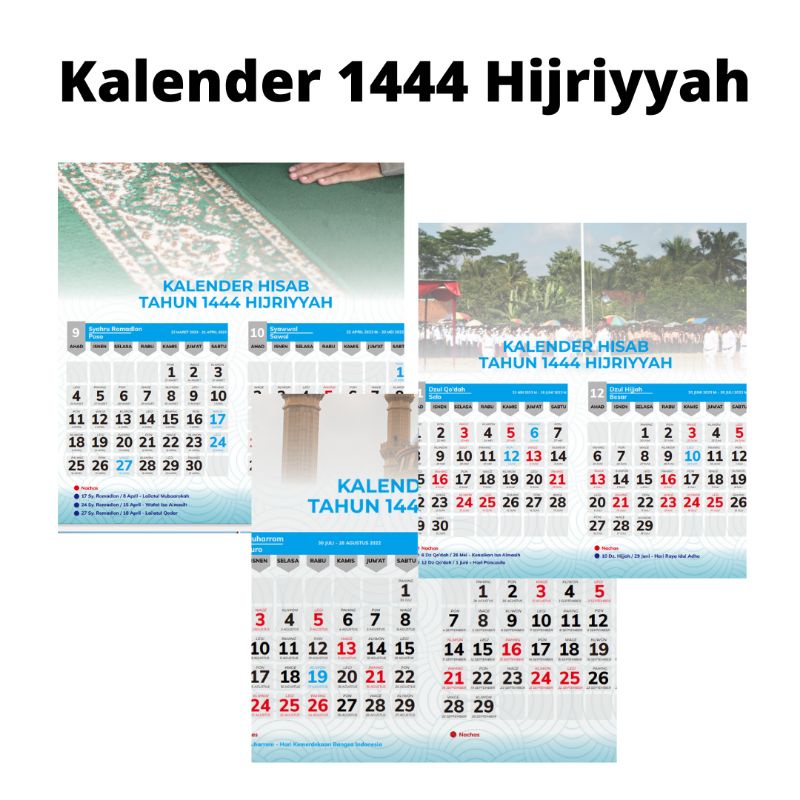 Jual Kalender 1444 Hijriyyah Shopee Indonesia 1331