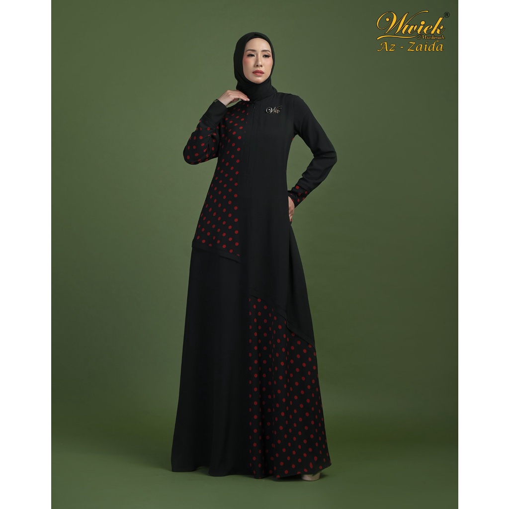 Wwiek Muslimah Gamis Muslim Az Zaida Dress