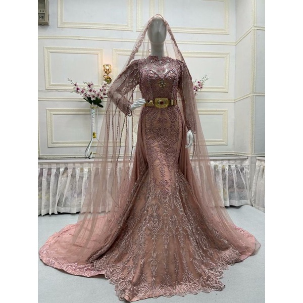 GAUN PENGANTIN DUYUNG FULL PAYET /WEDDING DRESS