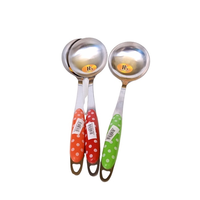 Centong Sayur / Sendok Sayur / Irus/ Irus ss Polkadot