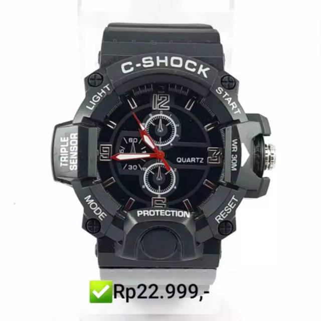 Jam Tangan Pria Analog Sporty C-Shock Crono Off Bisa COD