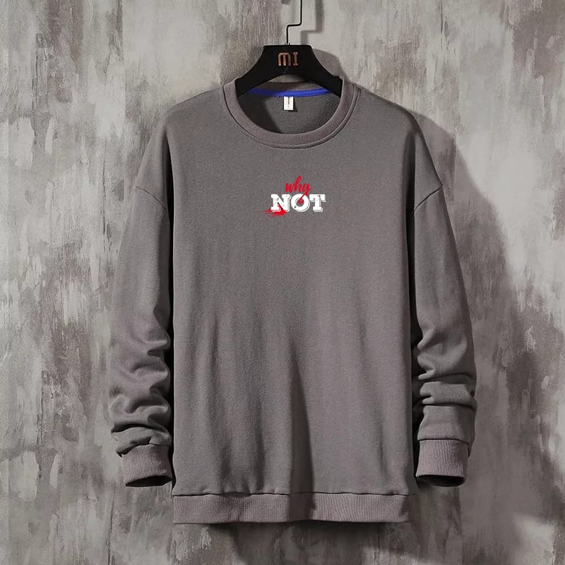 Sweater Unisex Why Not Sweater terbaru M-XXL