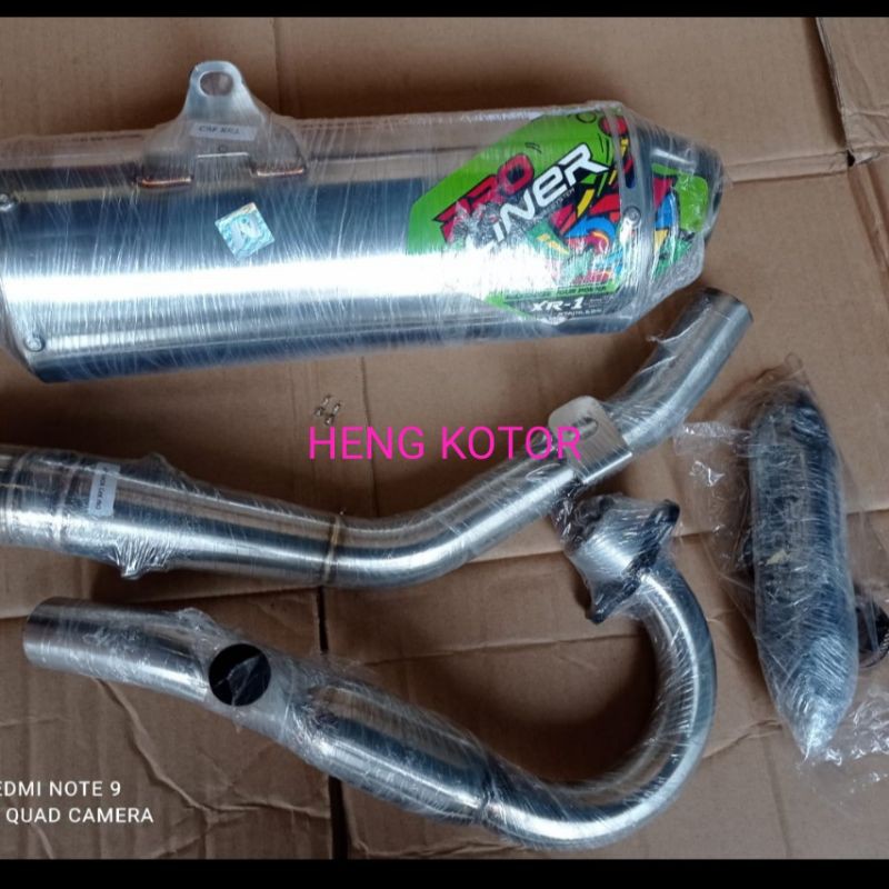 knalpot Proliner Klx 150 bore up 200cc full set system