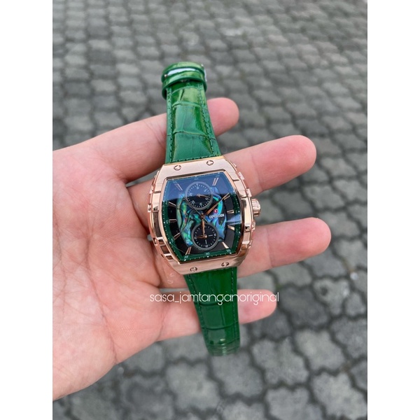 Jam Tangan Expedition E6782 Original Hijau Rosegold Wanita / Cewek / Ladies