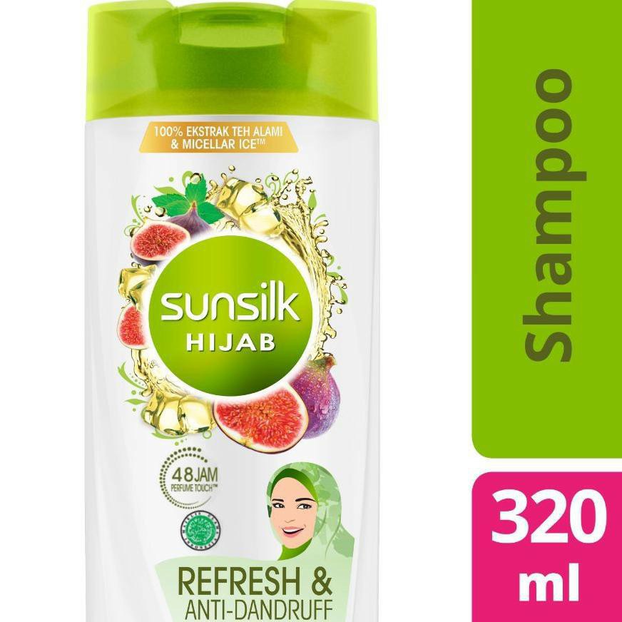 SUNSILK HIJAB SHAMPO REFRESH &amp; ANTI DANDRUFF 300ml - Shampo Hijab