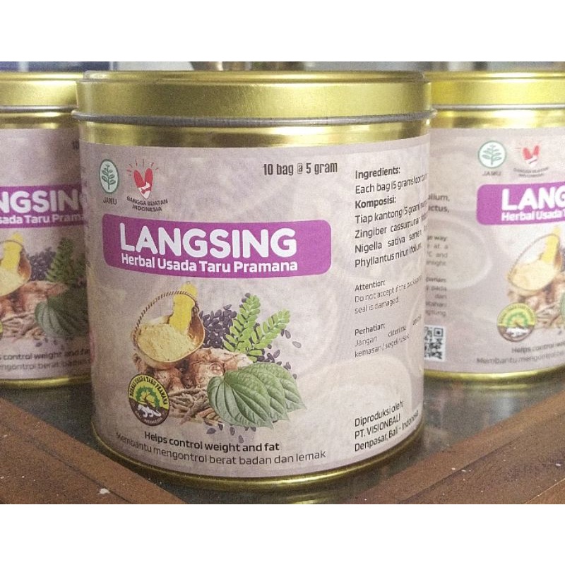 

Langsing simplesia celupan