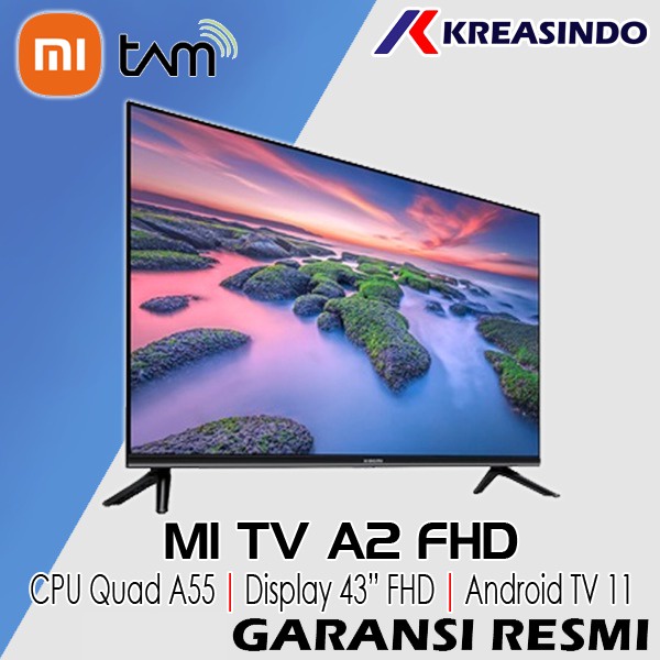 XIAOMI MI TV A2 43&quot; / 43 Inch 4K FHD Dolby Android SmartTV Gransi Resmi