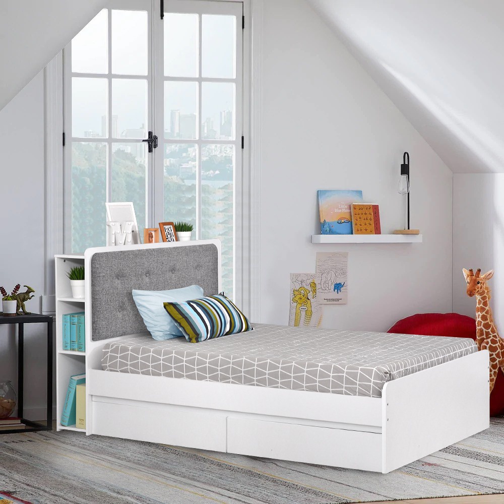 Offo Premium  Ranjang Kasur 120 Single dengan Laci