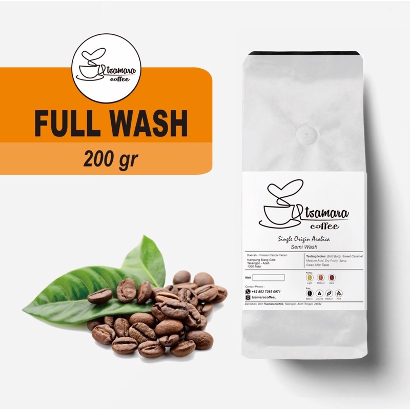 Jual Kopi Gayo Arabica Full Wash Specialty Gram Roastbean Dan Bubuk Tsamara Coffee