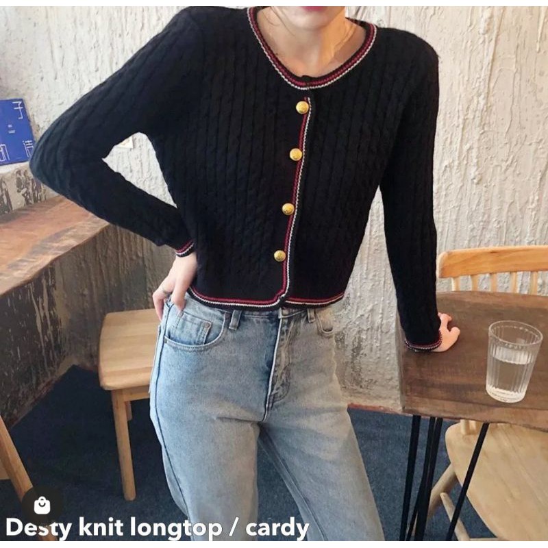 DESTY KNIT SWITER IMPORT WANITA/CARDIGAN JAKET IMPORT RAJUT BANGKOK