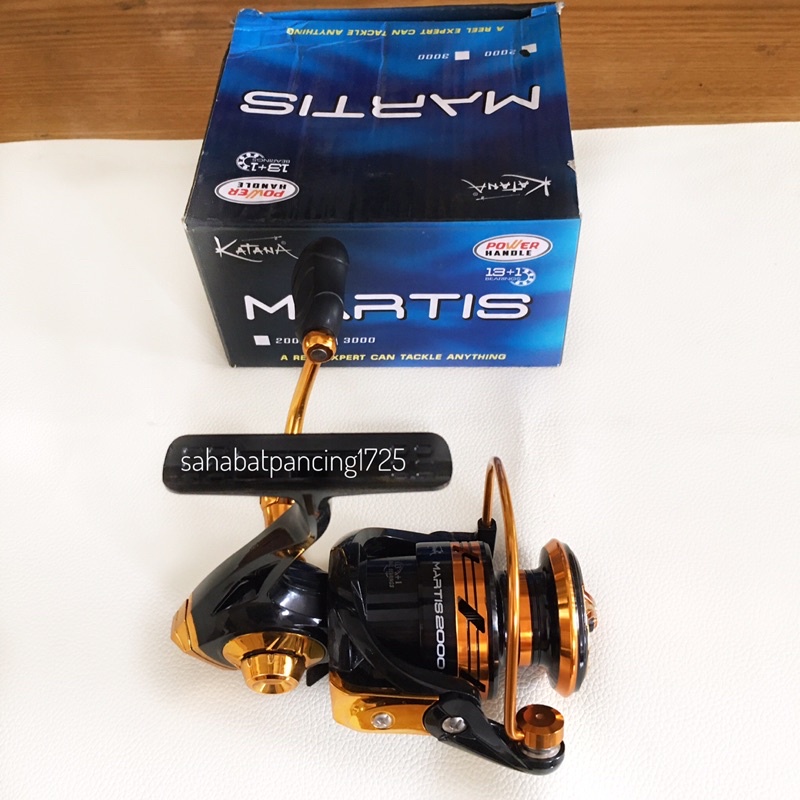 Reel Katana Martis 13+1 BB 2000 dan 3000