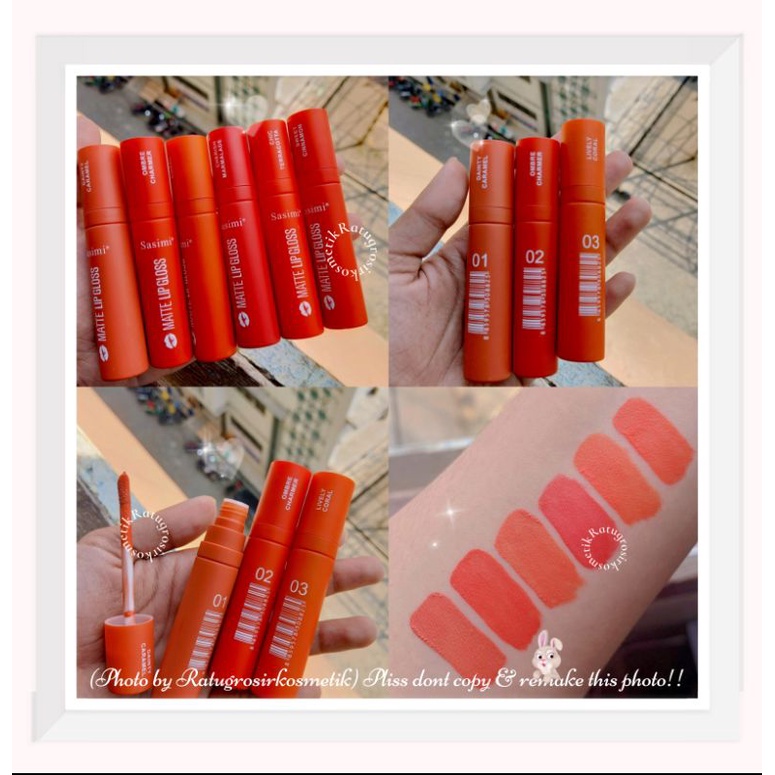 PROMO ECER!!!LIP GLOSS MATTE SOFT MOISTURIZED SASIMI NO.S950