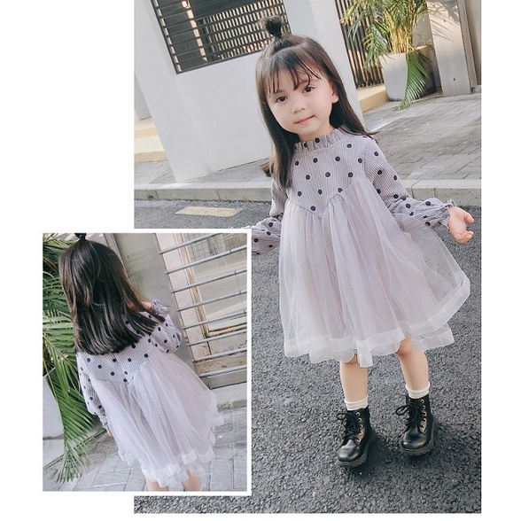 HappyOliver DRESS ABIGAIL MC869013 EBV Baju Dress Anak Perempuan Import/Dress Bayi Perempuan/Gaun Bayi Perempuan/Dress Pesta/Dress Bayi