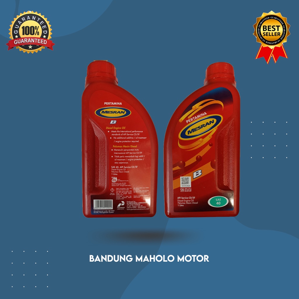 Oli Mesran B SAE-40 pelumas mesin diesel