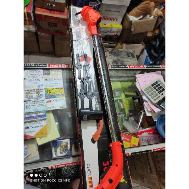 mesin rumput mini cordless 12v xenon CDGT 360