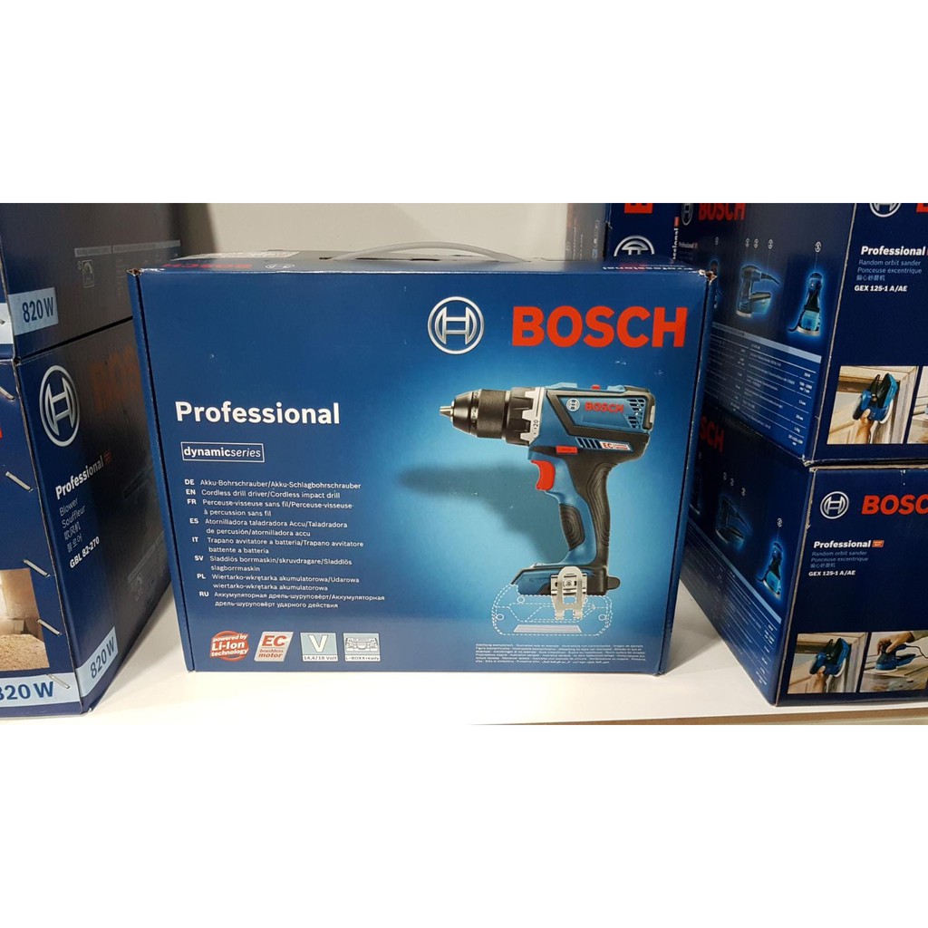 Mesin Bor Cordless Tanpa Kabel Bosch GSB 18 V-EC Original