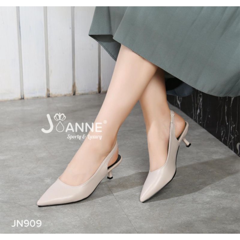 RESTOCK!! JOANNE Sepatu Slingback Heels Shoes JN909 [ORIGINAL BRAND]