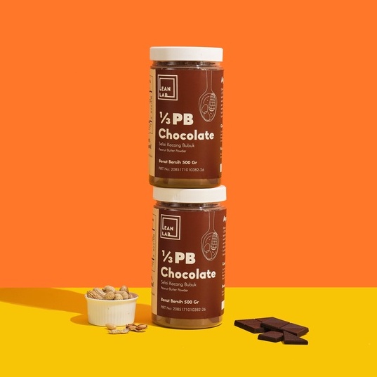 

Lean Lab Twin Choco (500gr x2) Selai Cokelat Bubuk Rendah Kalori (Vegan, Gluten Free, Low Fat)