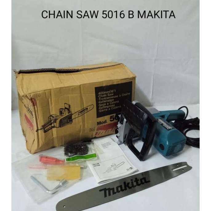 [[[BARU]]] Chainsaw Gergaji Mesin Listrik MAKITA 5016B Asli Jepang