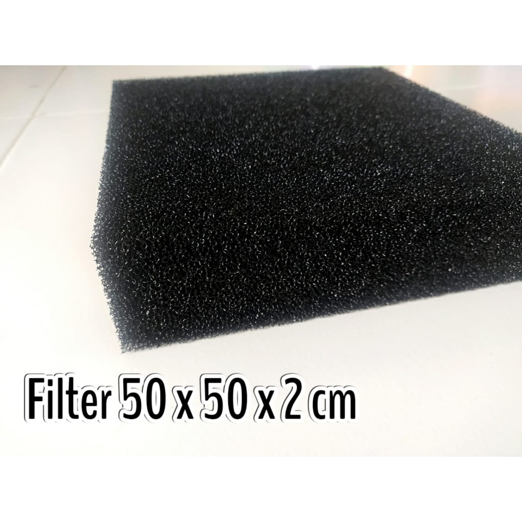 Busa Filter Aquarium Media Filter Penjernih Air - Kapas Filter - Bio Foam 50x50x2cm